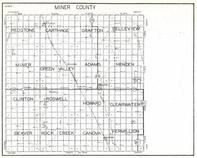 Miner County, Redstone, Carthage, Grafton, Belleview, Miner, Green Valley, South Dakota State Atlas 1930c